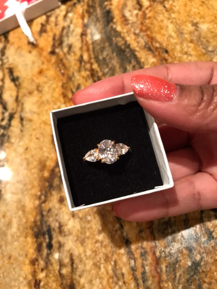 Three Stone Engagement Ring