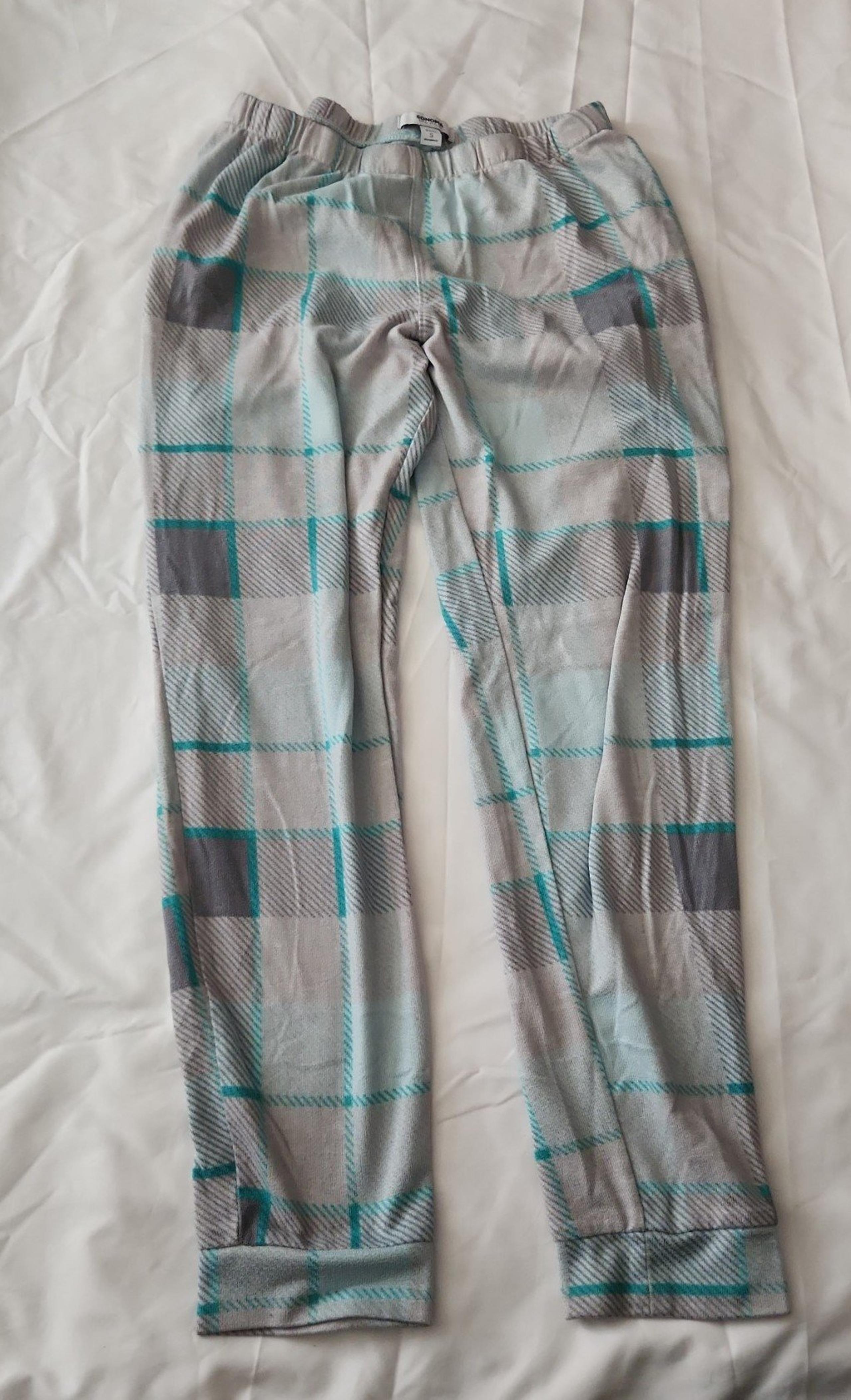 Sonoma Women's size medium grey plaid pajama pants #TT4 crosspost