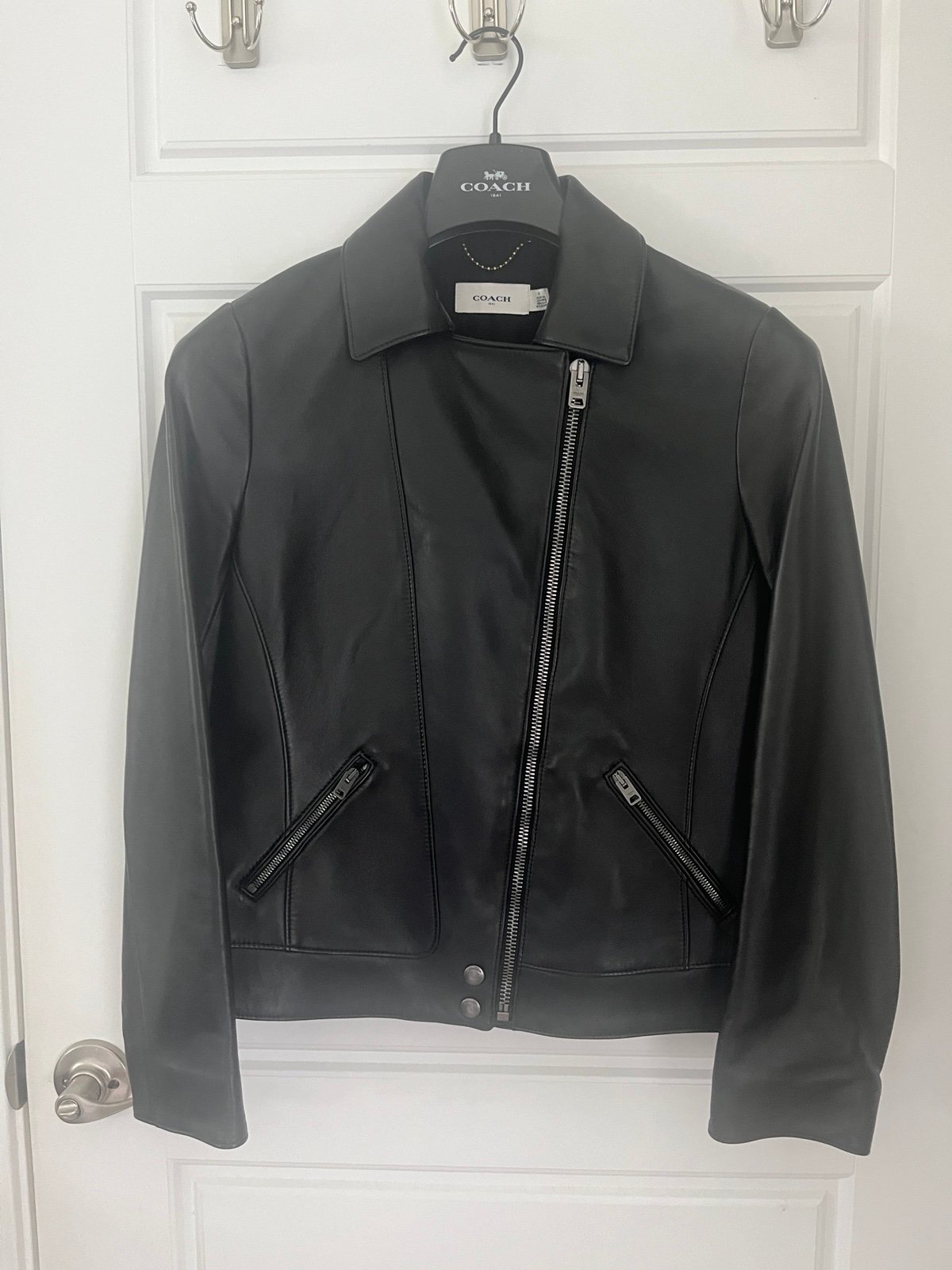 Coach leather jacket