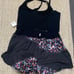 New! Free People Movement Printed Righteous Runsie XL Black