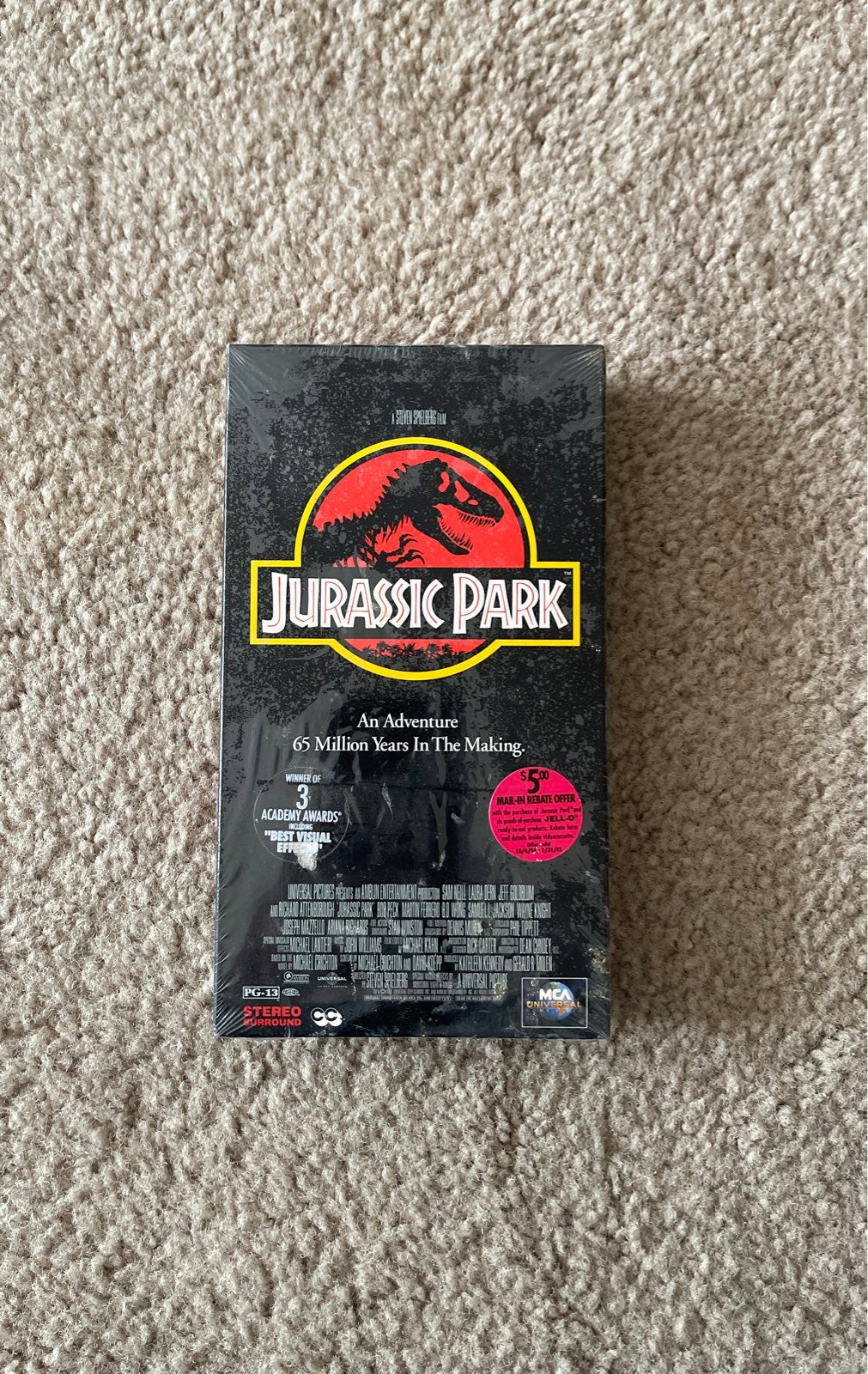 jurassic park vhs factory sealed brand new