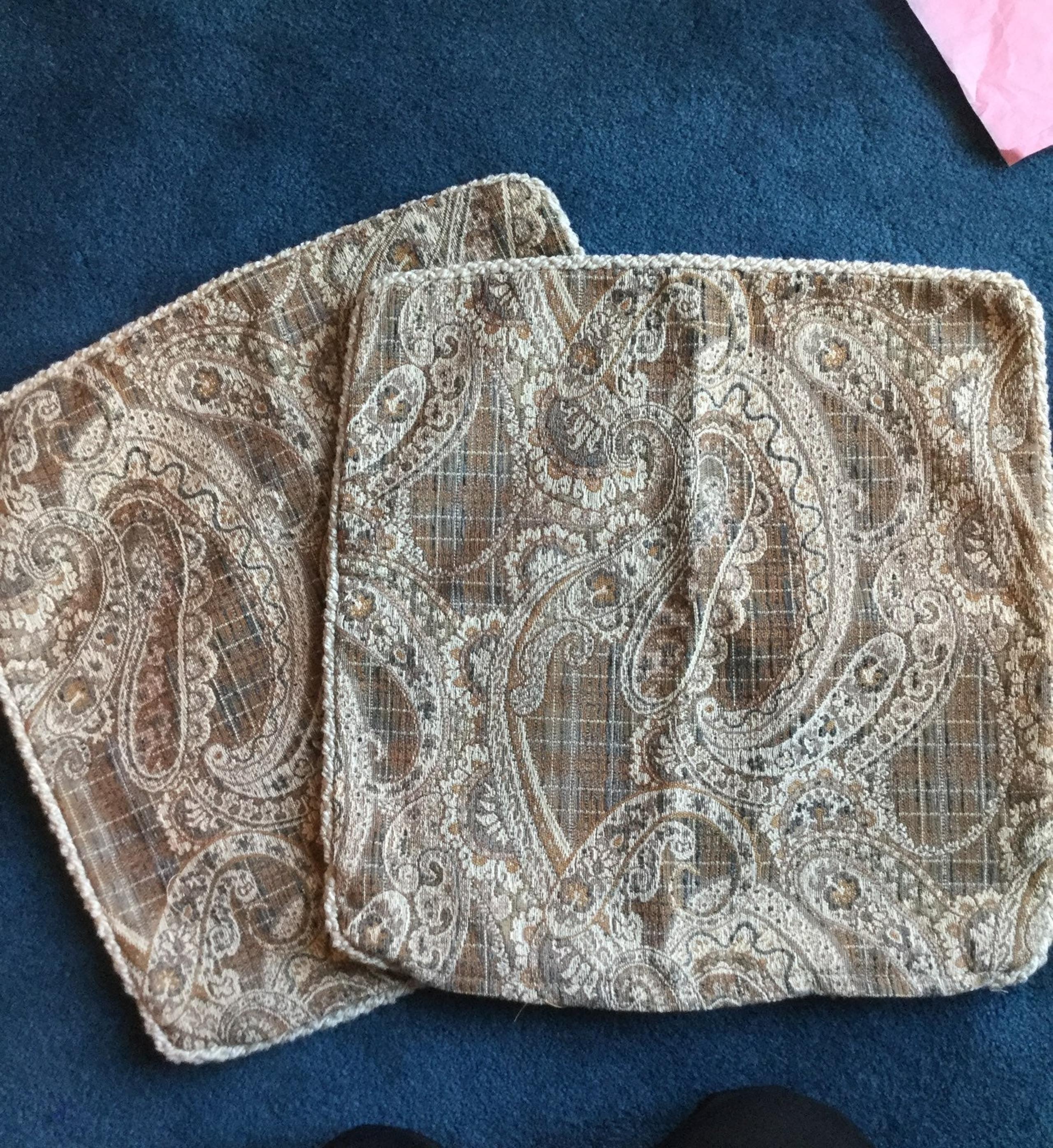 New - Pair neutral color Custom Pillowco