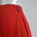 Vintage 80's Inex Red Midi Skirt