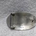Irvine & Jachens Comstock Silver Engraved Working Cowboy Riding Horse Buckle VTG