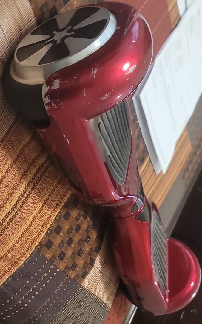 Red hoverboard