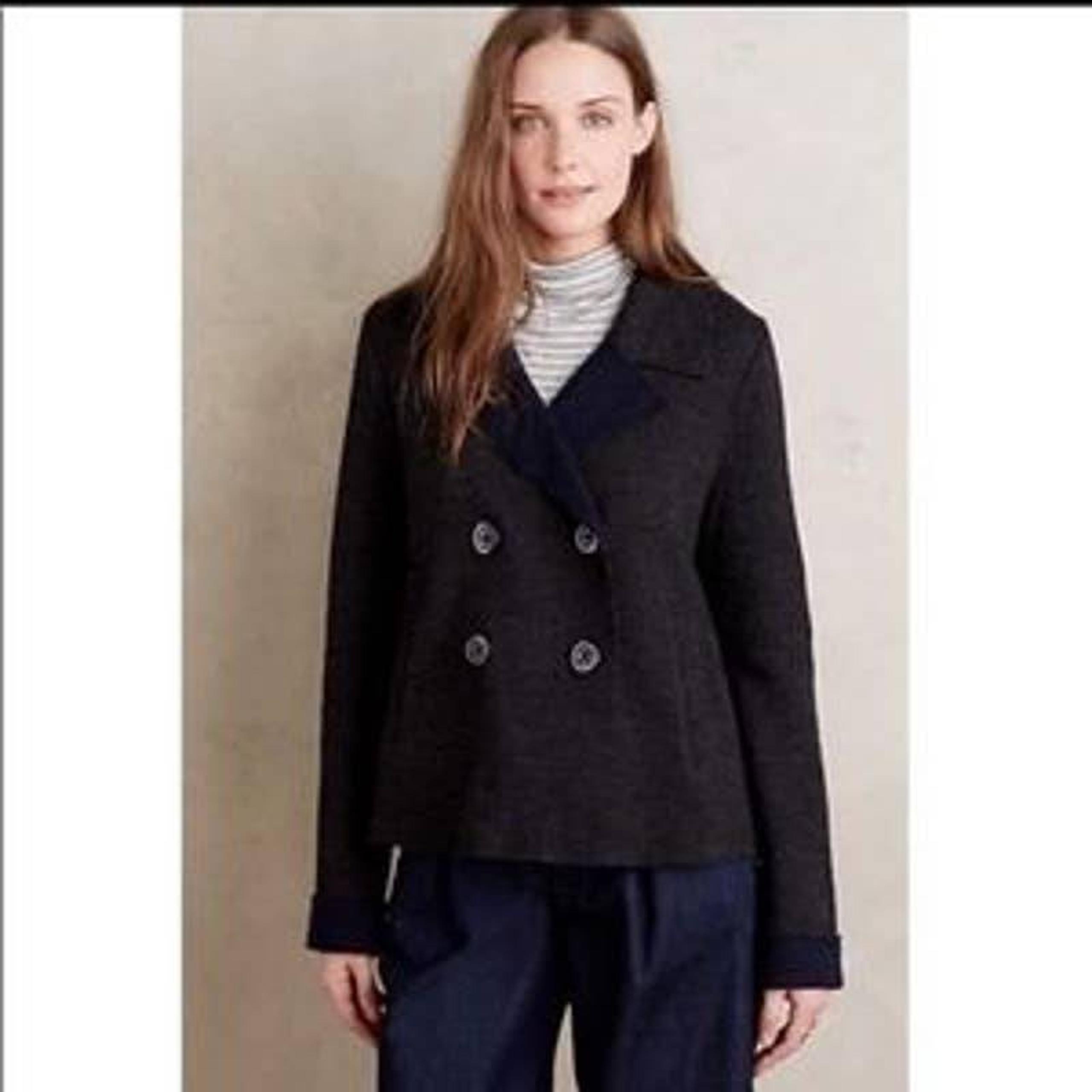 ANTHRO HWR Monogram Wool Jacket XS