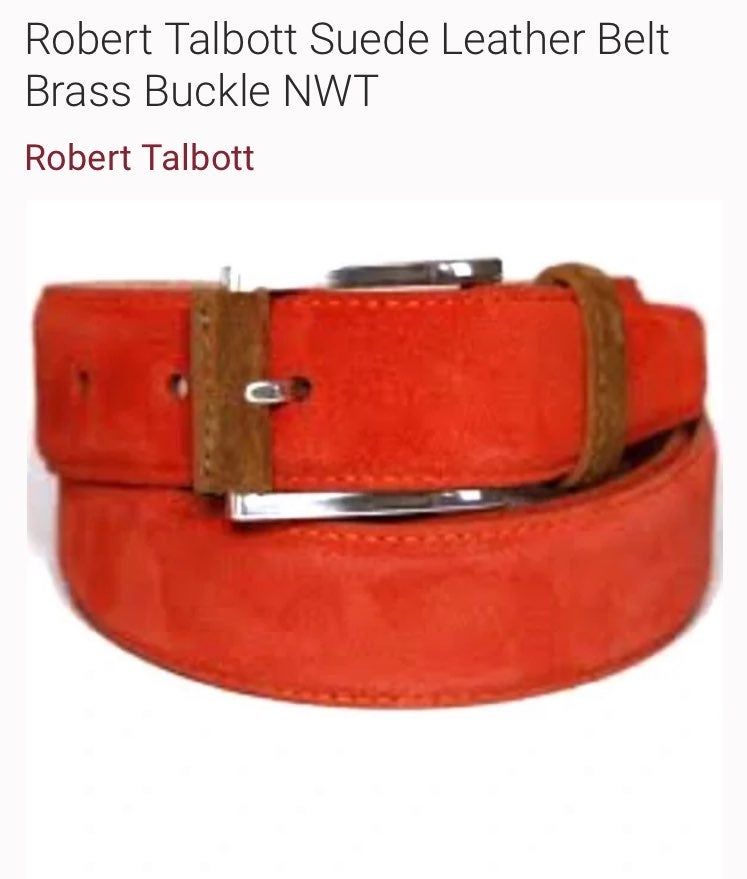 Robert Talbot Custom Made Belt 42
