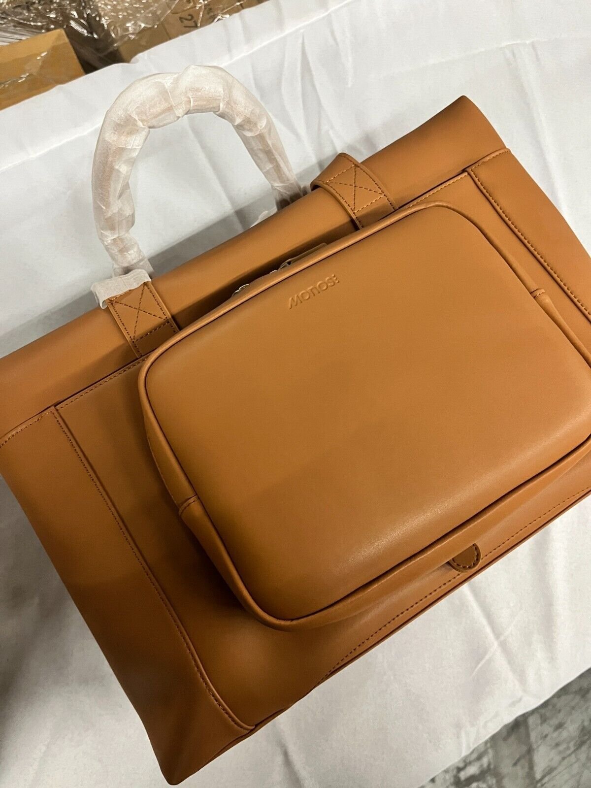 Monos Saddle Tan Metro Duffle