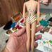 1963 fashion queen and brunette bubble cut barbie