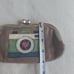 VINTAGE Fossil Key leather wallet/coin purse - multicolored camera design