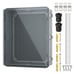 Outdoor Cable Junction Box Enclosure 19.7x15.7x7.9 Waterproof Electrical Box