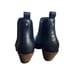 Patina leather boots women's black size 8
