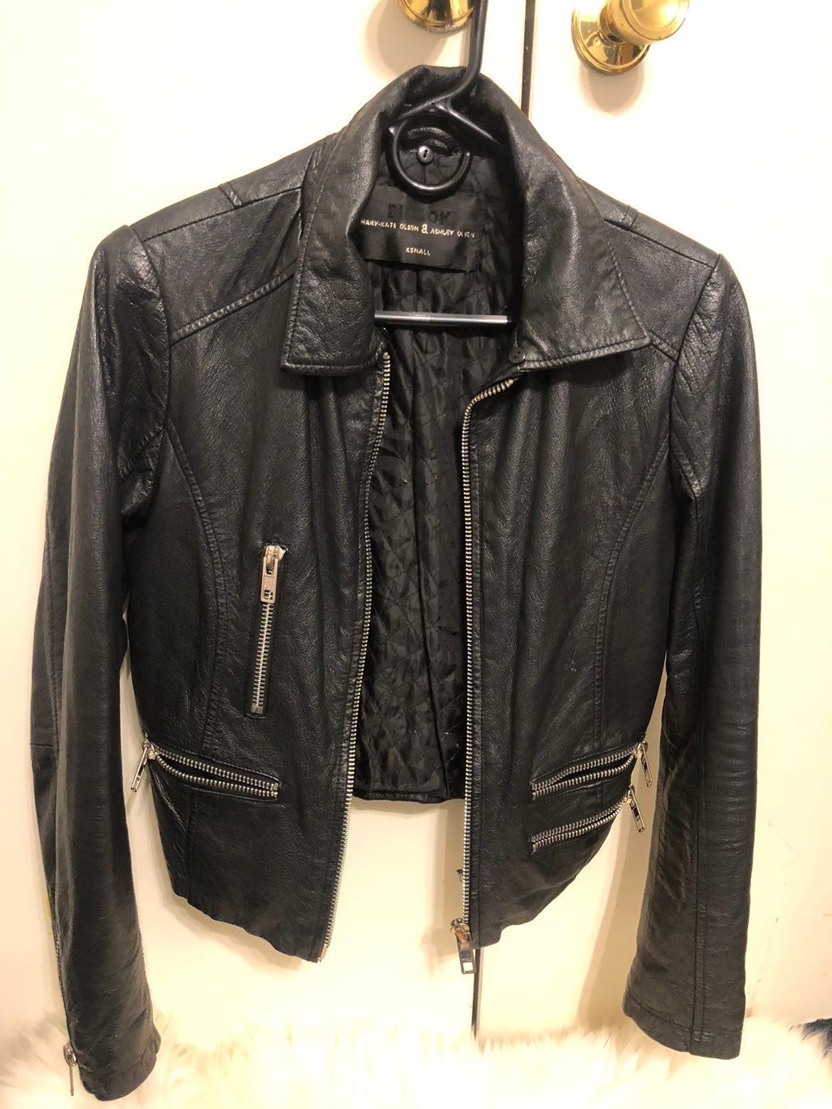 leather jacket women