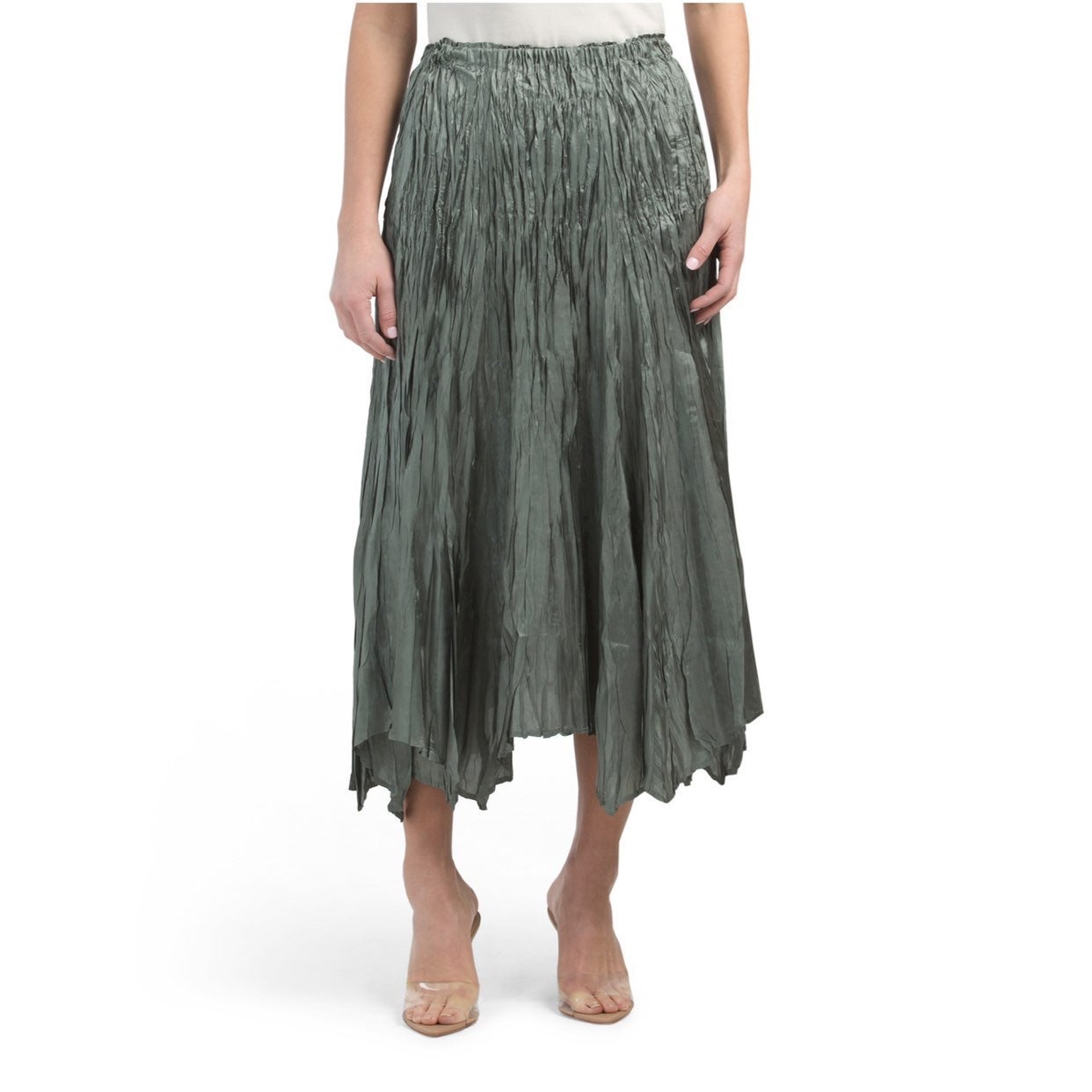 young fabulous and broke midi skirt
