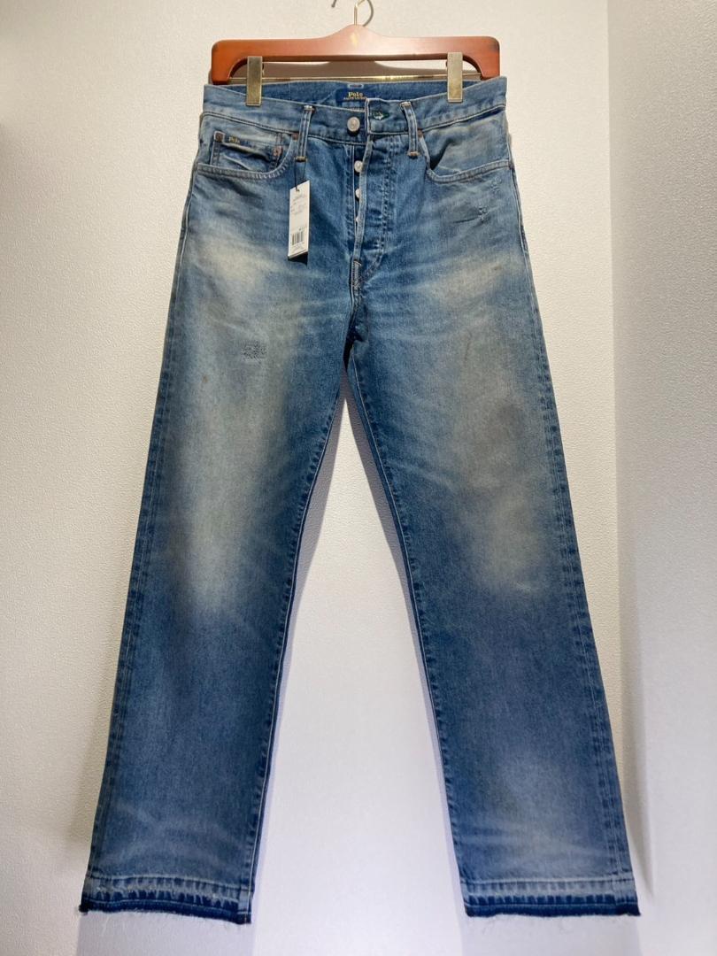 30/30 Ralph Lauren Heritage Straight Fit Faded Jeans