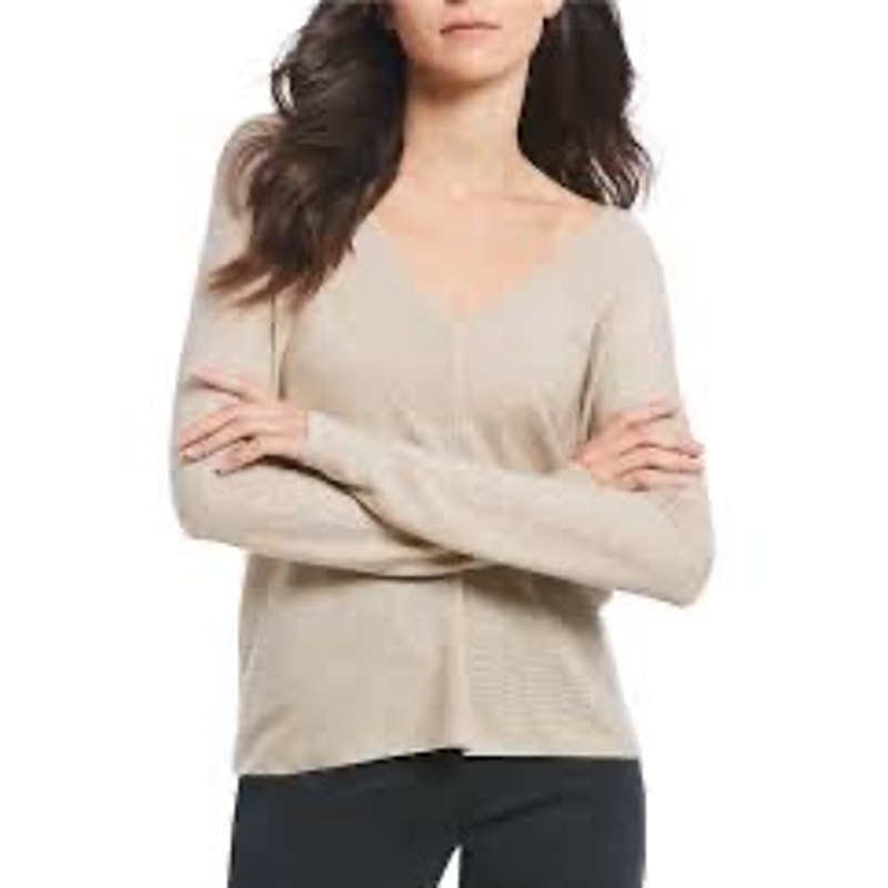 Eileen Fisher Tan Tencel Silk Sweater Women’s XS/TP