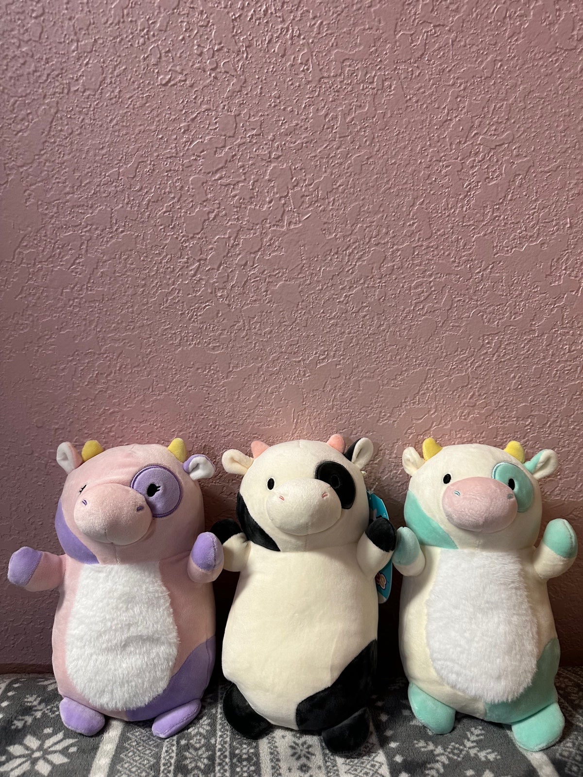 Squishmallow Squishmallows cows 10” bundle Patty , Connor and Belana