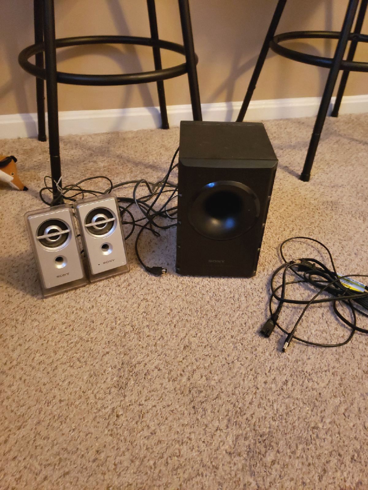 sony computer speakers with subwoofer