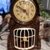 Mastercrafter's Clock with swinging bird WORKS!