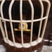 Mastercrafter's Clock with swinging bird WORKS!