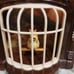 Mastercrafter's Clock with swinging bird WORKS!