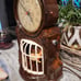 Mastercrafter's Clock with swinging bird WORKS!