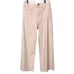 Anthropologie Maeve The Colette Cropped Wide Leg Pants Pale Pink Viscose Size 28