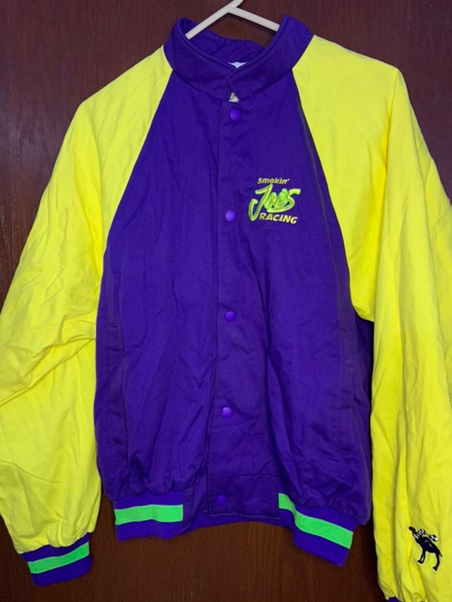 90s camel joe racing jacket (camel cigga