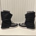 861708-002 Nike Roshe Two HI Flyknit Black/White Women's SneakerBoot US 8.5