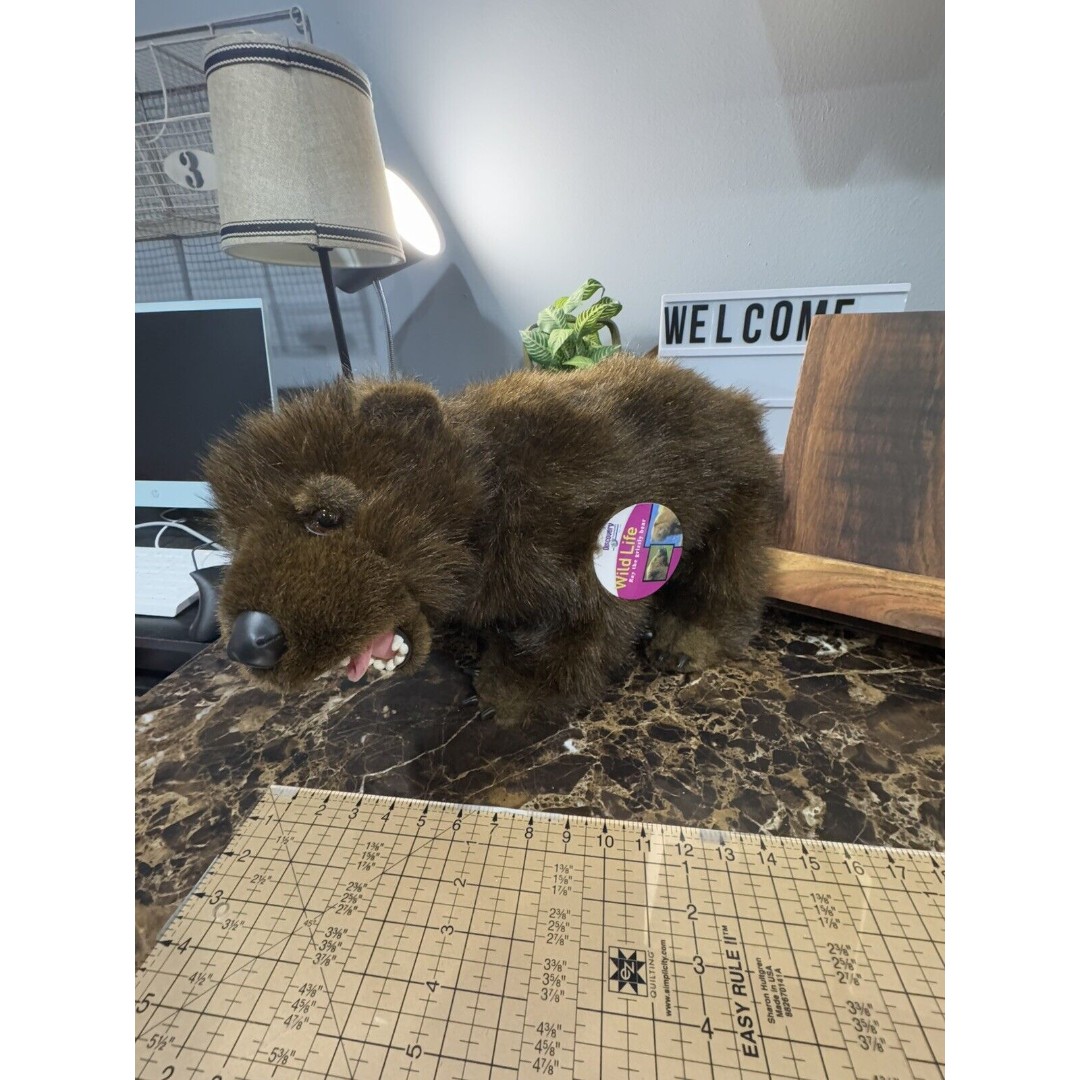 Discovery Channel Ray The Grizzly Bear Large Plush With Tags