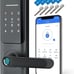 Nyboer Smart Keyless Fingerprint Door Lock with Handle, Keypad Entry, Electronic