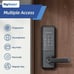 Nyboer Smart Keyless Fingerprint Door Lock with Handle, Keypad Entry, Electronic