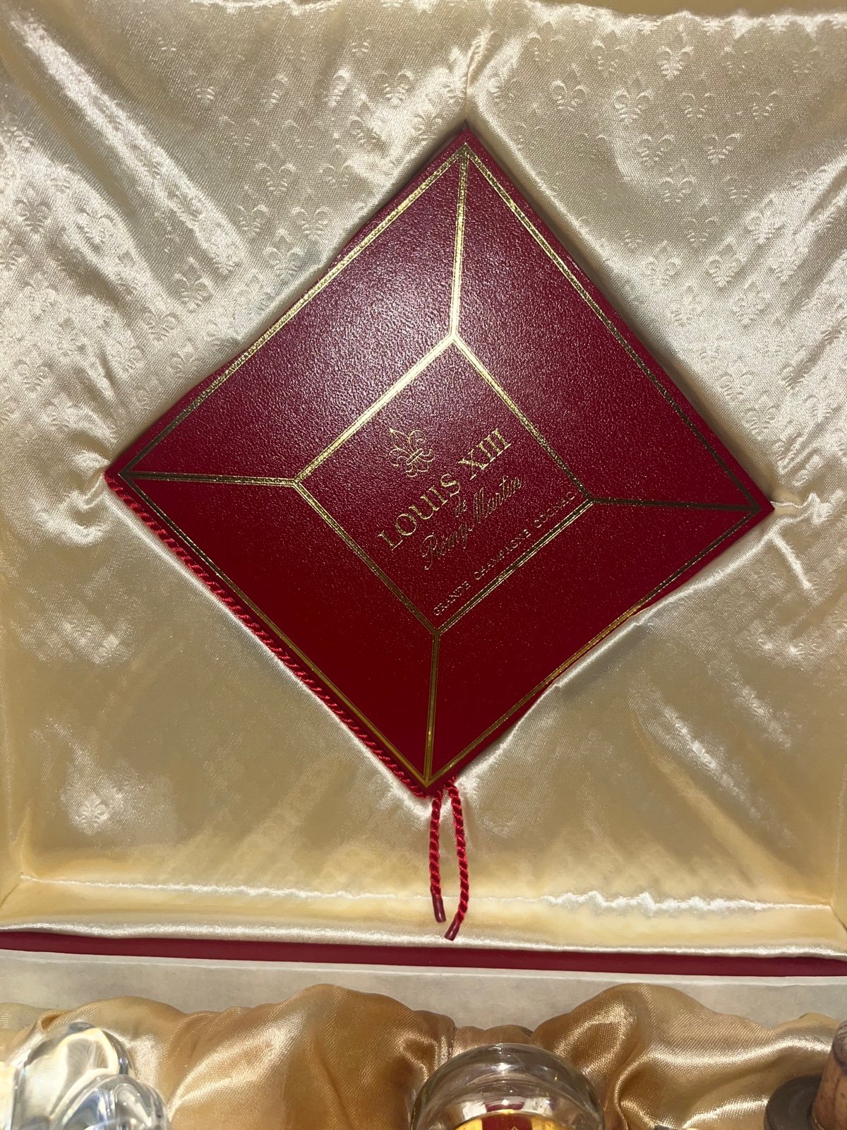 Louis XIII Baccarat Crystal Bottle & Case