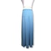 BCBGMaxazria Jaymee Elastic Waist Maxi Skirt Blue Breeze Size Medium