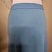 BCBGMaxazria Jaymee Elastic Waist Maxi Skirt Blue Breeze Size Medium