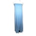 BCBGMaxazria Jaymee Elastic Waist Maxi Skirt Blue Breeze Size Medium