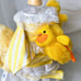 Twins Farm Diaper Cake, Duck and Chick Diaper Cake