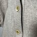 VTG 40s 50s Women Wool Coat Small Tan Longline Hooded Scarf USA Made Lined