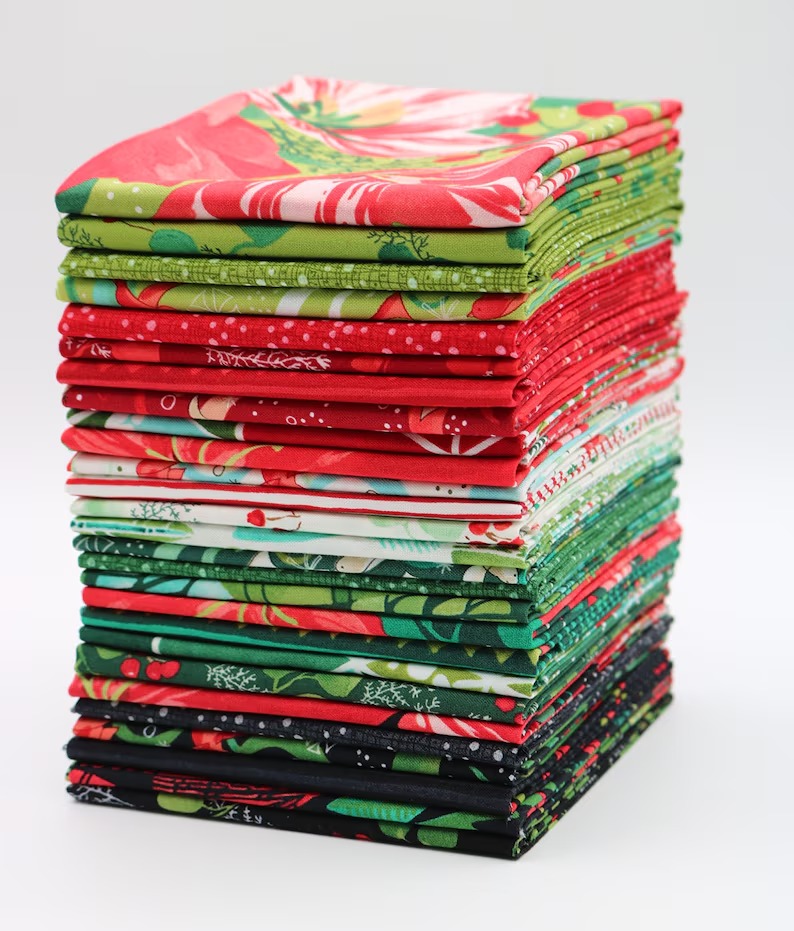 Winterly fat quarter bundle by Robin Pickens for Moda, 100% cotton, store cut