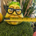 Halloween Pumpkin Heads with Glasses (set)
