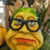 Halloween Pumpkin Heads with Glasses (set)