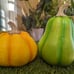 Halloween Pumpkin Heads with Glasses (set)