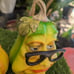 Halloween Pumpkin Heads with Glasses (set)
