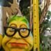 Halloween Pumpkin Heads with Glasses (set)