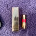 YSL pouch and lipstick