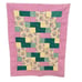 Hand Sewn Patchwork Quilt - Baby Blanket - 35.5 x 43