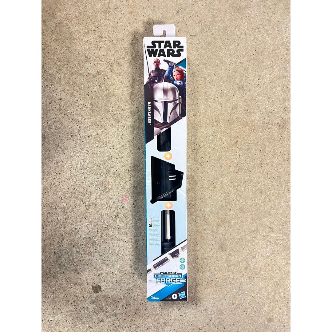 Star Wars Darksaber Mandalorian Lightsaber Forge Customizable Light Sound