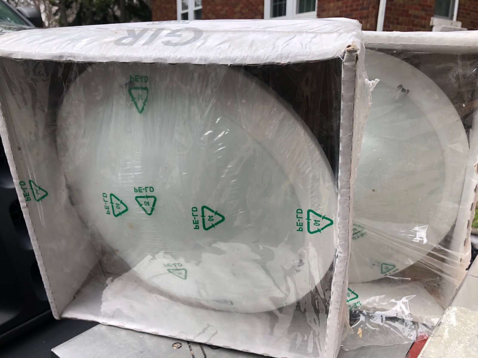 NEW Vintage 1995 Ikea GIR Circle Wall Light - White Tone (2)