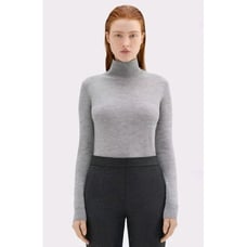 Theory Regal Wool Women's Turtleneck Sweater NWT Gray Size XS (P)