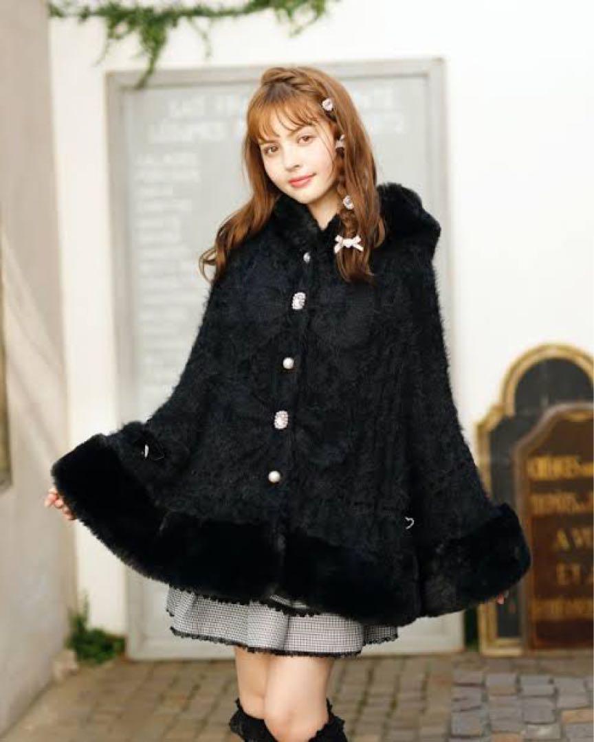 Liz Lisa Cape Coat Fur Coat